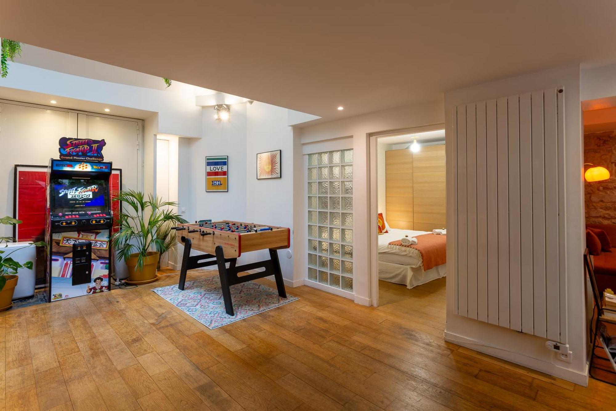 Loft Familial Au Coeur De Paris Avec Clim, Arcade Et Baby-Foot Proche Republique Et Canal St Martin Exterior photo
